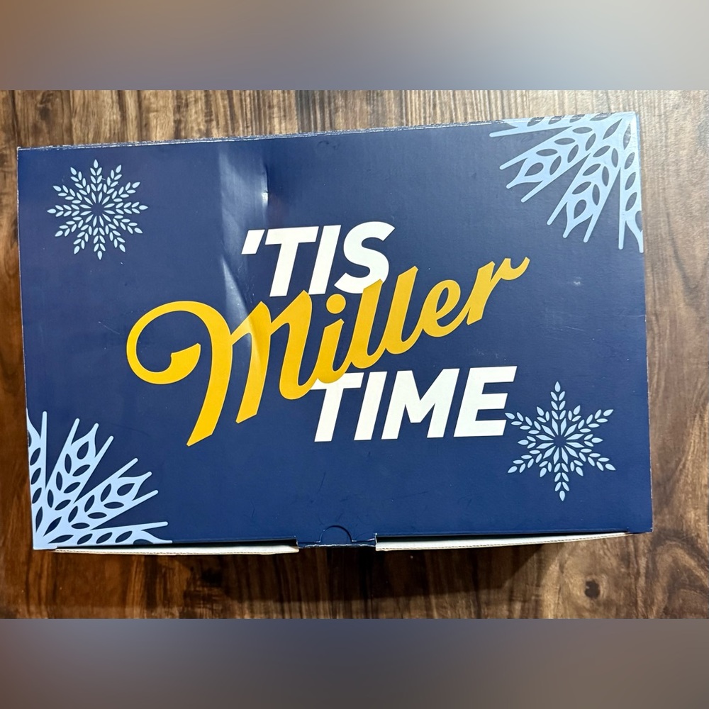 Miller Lite Beernament Set of 6 Christmas Ornaments No Tops - Picture 4 of 4